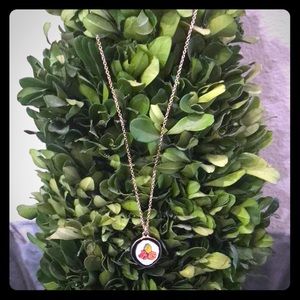 Sushi Roll Charm Gold Plated Fashion Necklace